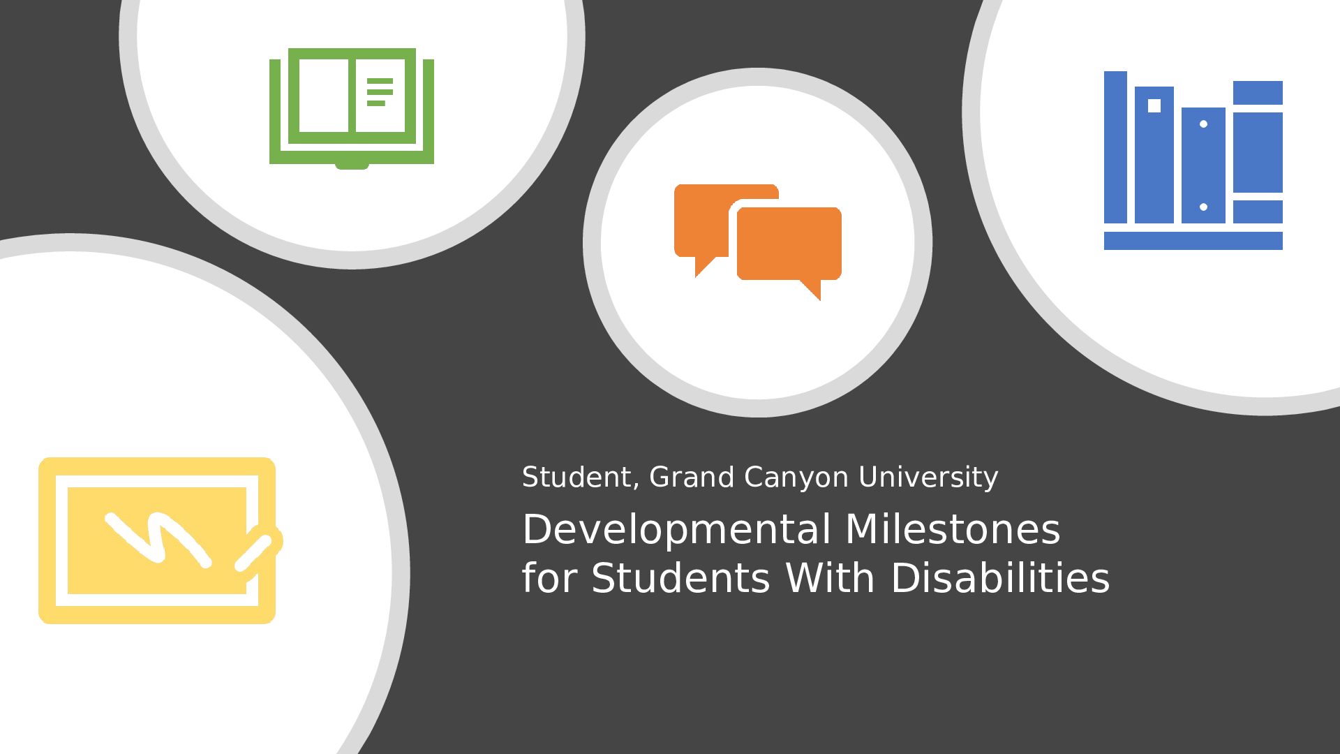 Preview of Grand Canyon University - SPD 500 Developmental Milestones for Students With Disabilities